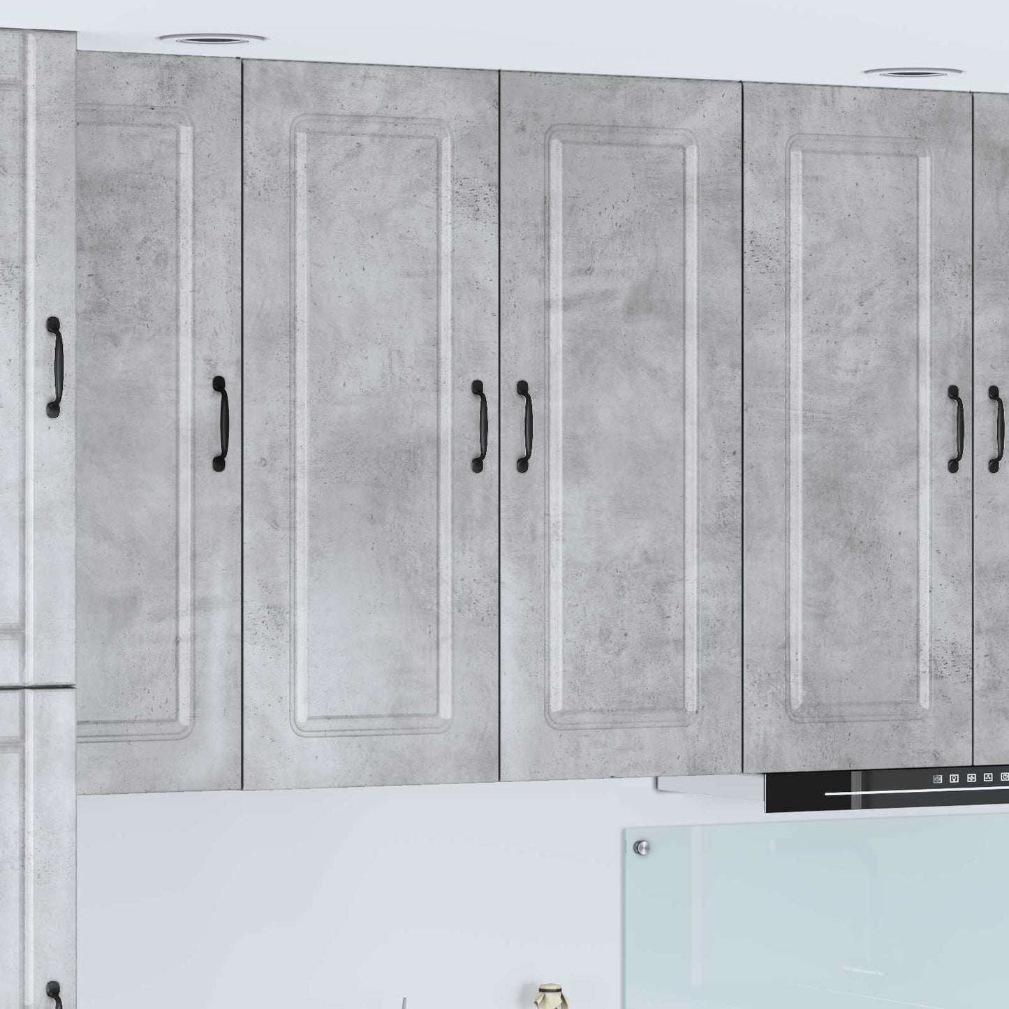 Mobile da cucina Kalmar Grigio cemento 80 x 31 x 100 cm