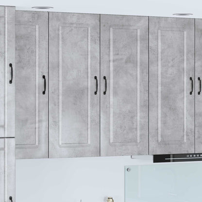 Mobile da cucina Kalmar Grigio cemento 80 x 31 x 100 cm