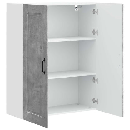 Mobile da cucina Kalmar Grigio cemento 80 x 31 x 100 cm