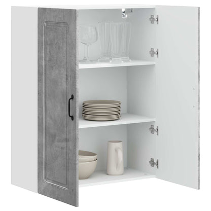 Mobile da cucina Kalmar Grigio cemento 80 x 31 x 100 cm