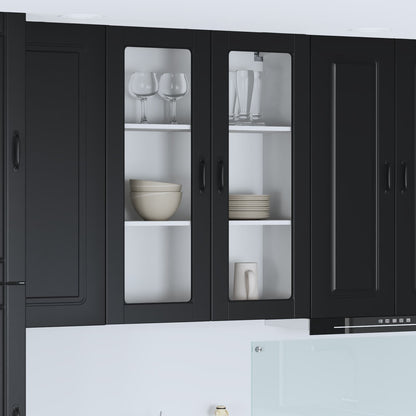 Mobile da cucina Kalmar Nero 80 x 31 x 100 cm Legno multistrato
