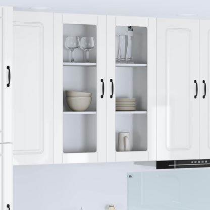 Mobile da cucina Kalmar Bianco Lucido 80 x 31 x 100 cm