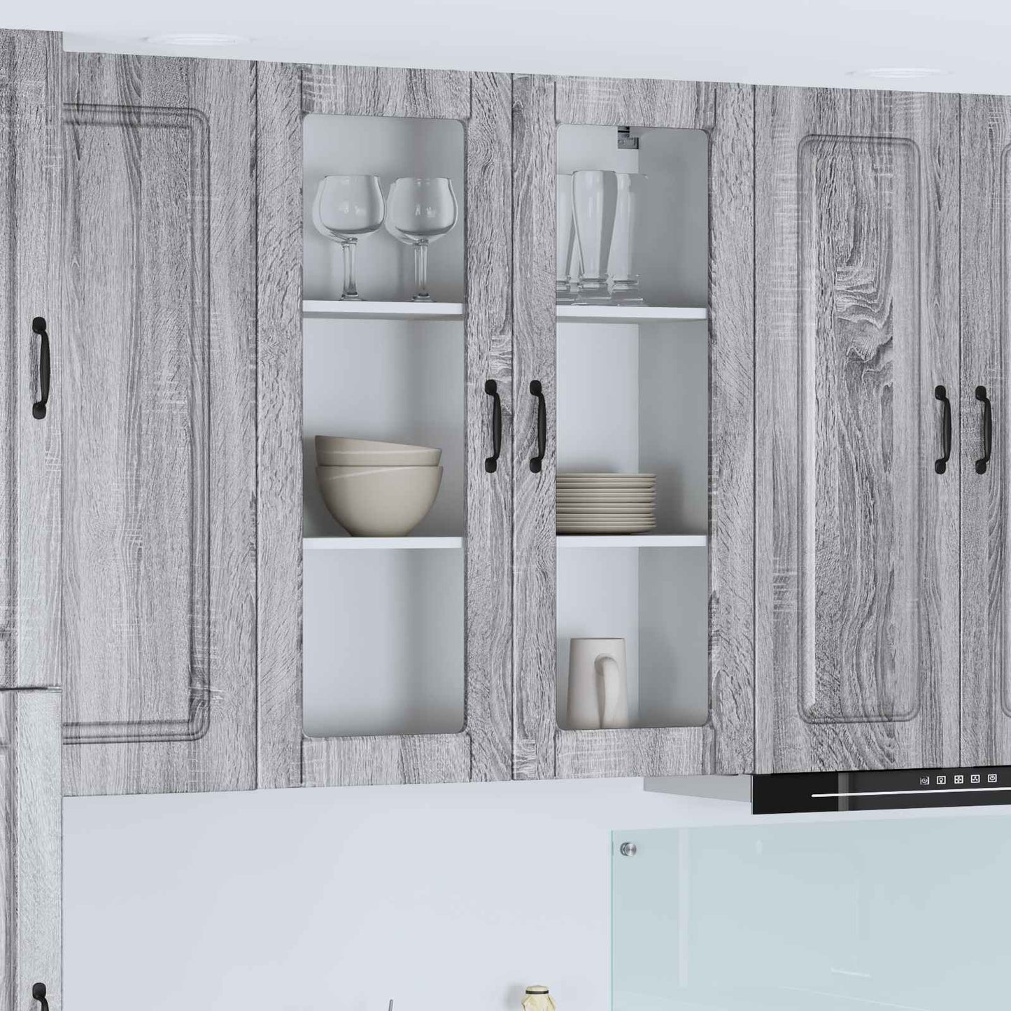 Mobile da cucina Kalmar Grigio Sonoma 80 x 31 x 100 cm