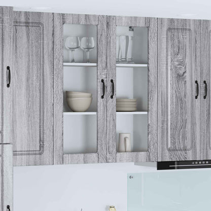 Mobile da cucina Kalmar Grigio Sonoma 80 x 31 x 100 cm