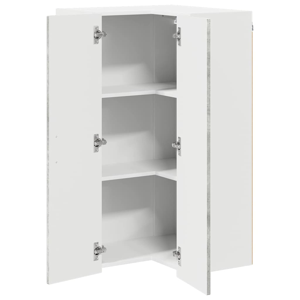Mobile da cucina Kalmar Grigio cemento 57 x 57 x 100 cm