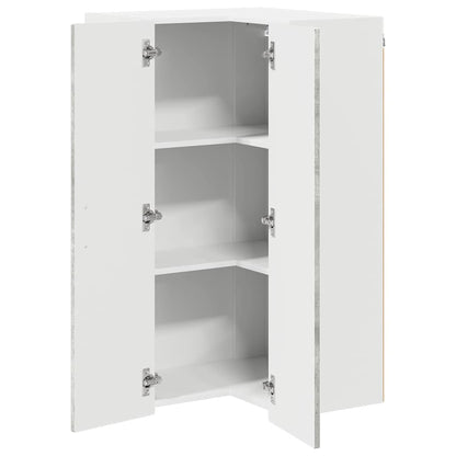 Mobile da cucina Kalmar Grigio cemento 57 x 57 x 100 cm
