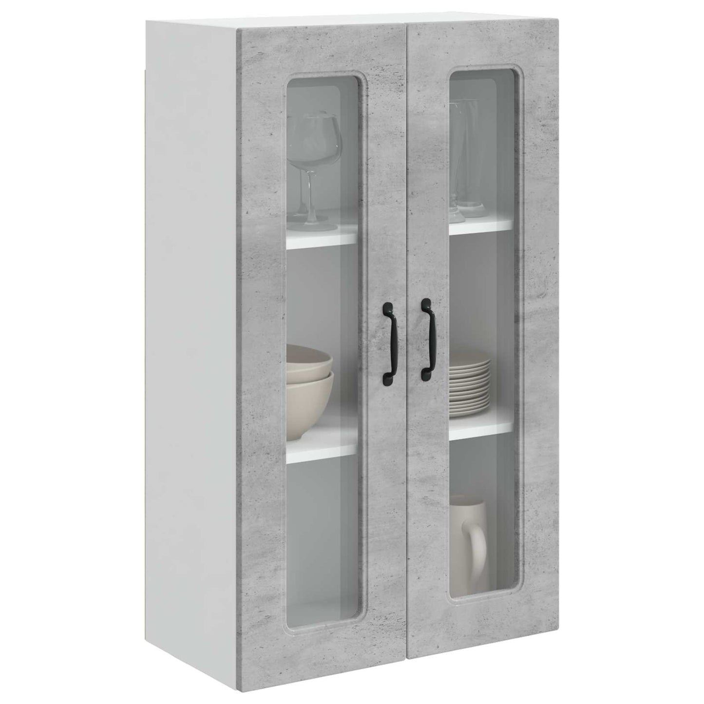 Mobile da cucina Kalmar Grigio cemento 60 x 31 x 100 cm