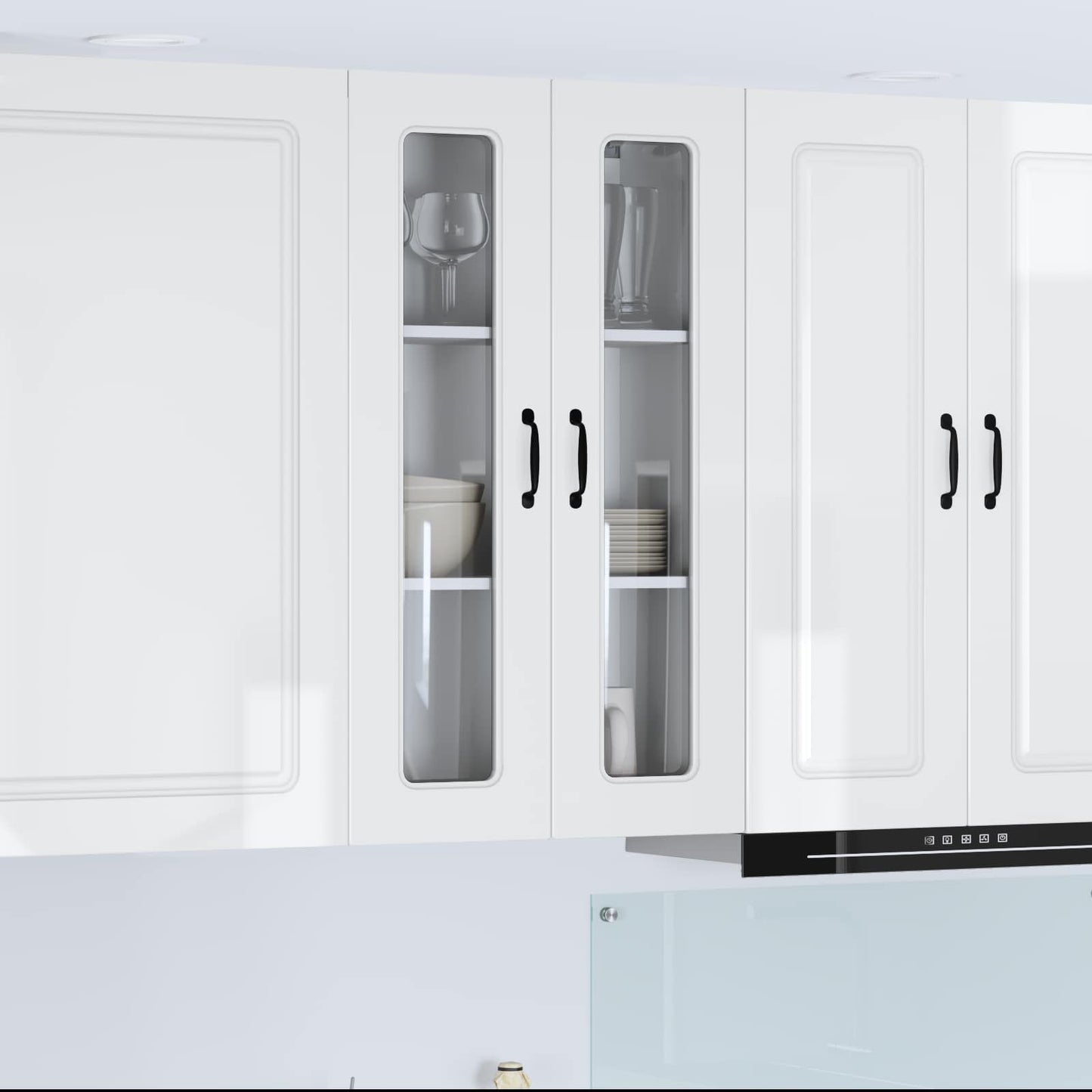Mobile da cucina Kalmar Bianco Lucido 60 x 31 x 100 cm