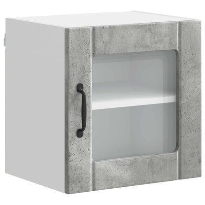 Mobile da cucina Lucca 2 pcs Grigio cemento 40 x 31 x 40 cm