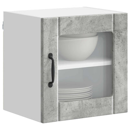 Mobile da cucina Lucca 2 pcs Grigio cemento 40 x 31 x 40 cm