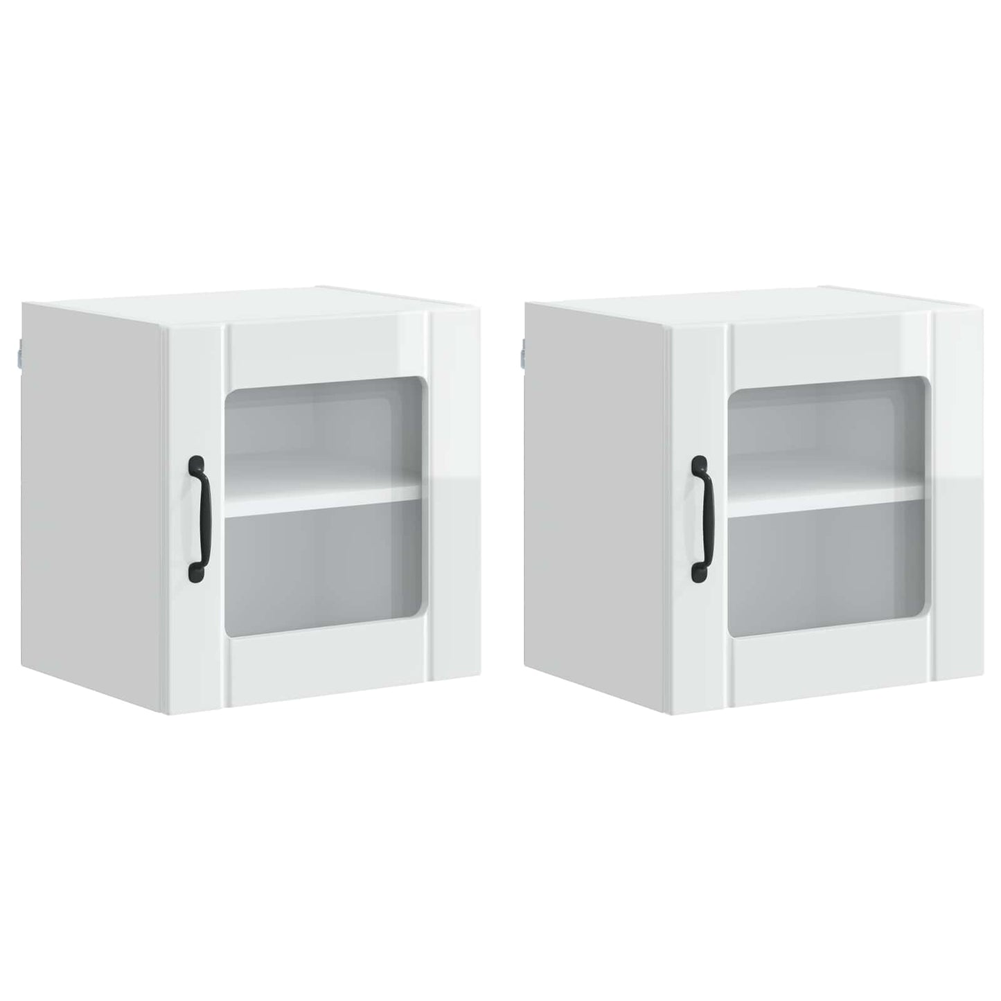 Mobile da cucina 2 pcs Bianco Lucido 40 x 31 x 40 cm
