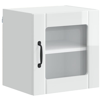 Mobile da cucina 2 pcs Bianco Lucido 40 x 31 x 40 cm