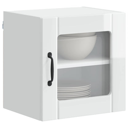Mobile da cucina 2 pcs Bianco Lucido 40 x 31 x 40 cm