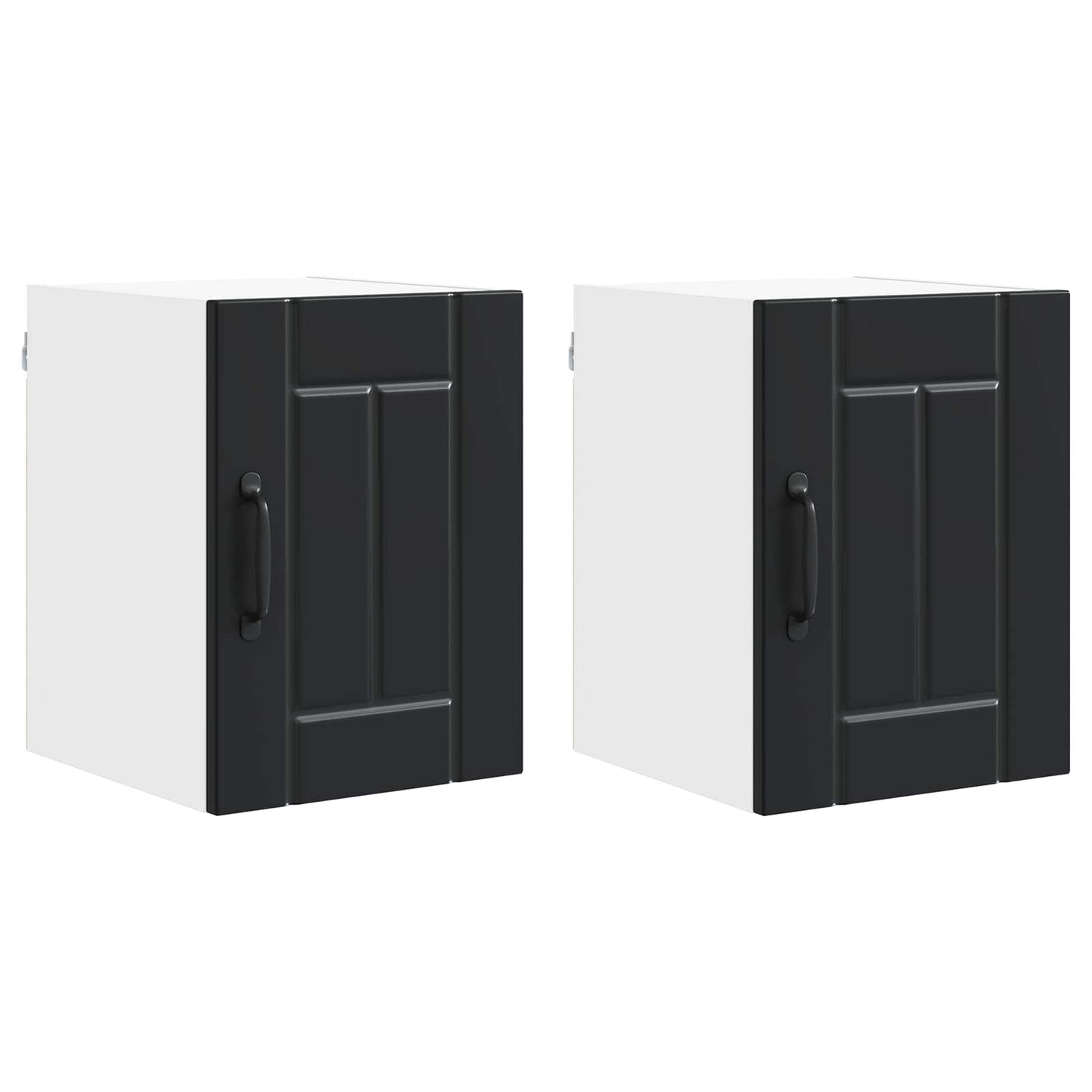 Mobile da cucina 2 pcs Nero 30 x 31 x 40 cm Legno multistrato