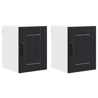 Mobile da cucina 2 pcs Nero 30 x 31 x 40 cm Legno multistrato