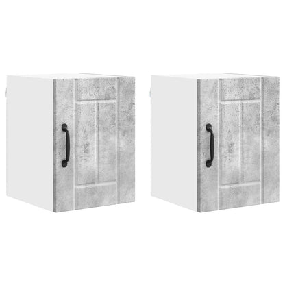 Mobile da cucina Lucca 2 pcs Grigio cemento 30 x 31 x 40 cm