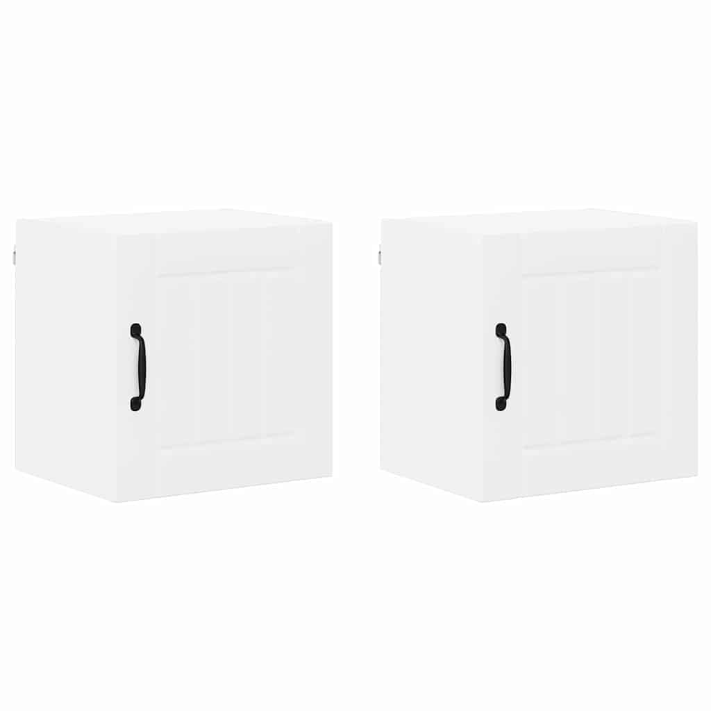 Mobile da cucina 2 pcs Bianco 40 x 31 x 40 cm Legno multistrato