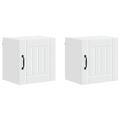 Mobile da cucina 2 pcs Bianco 40 x 31 x 40 cm Legno multistrato