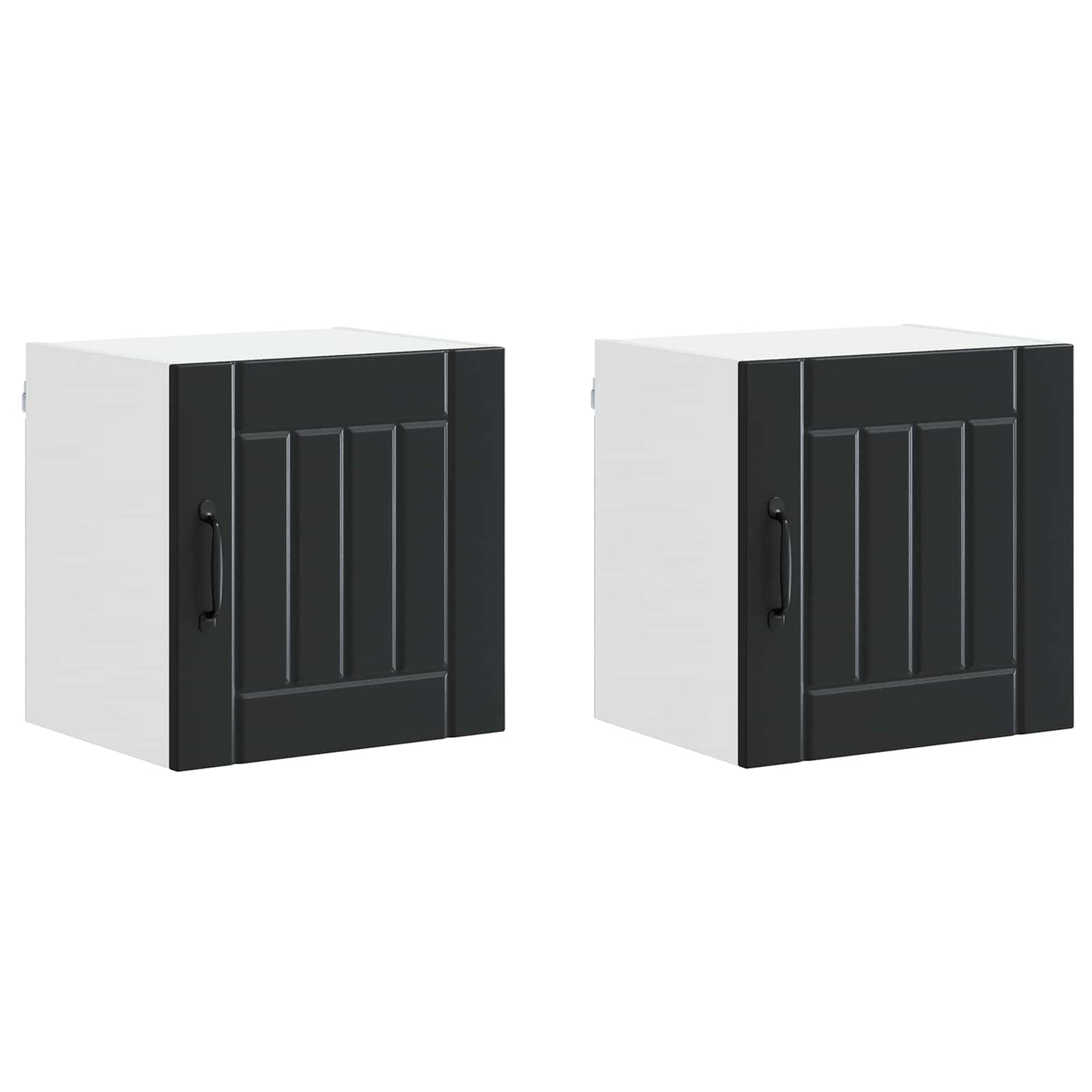 Mobile da cucina 2 pcs Nero 40 x 31 x 40 cm Legno multistrato