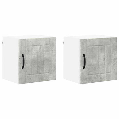 Mobile da cucina Lucca 2 pcs Grigio cemento 40 x 31 x 40 cm