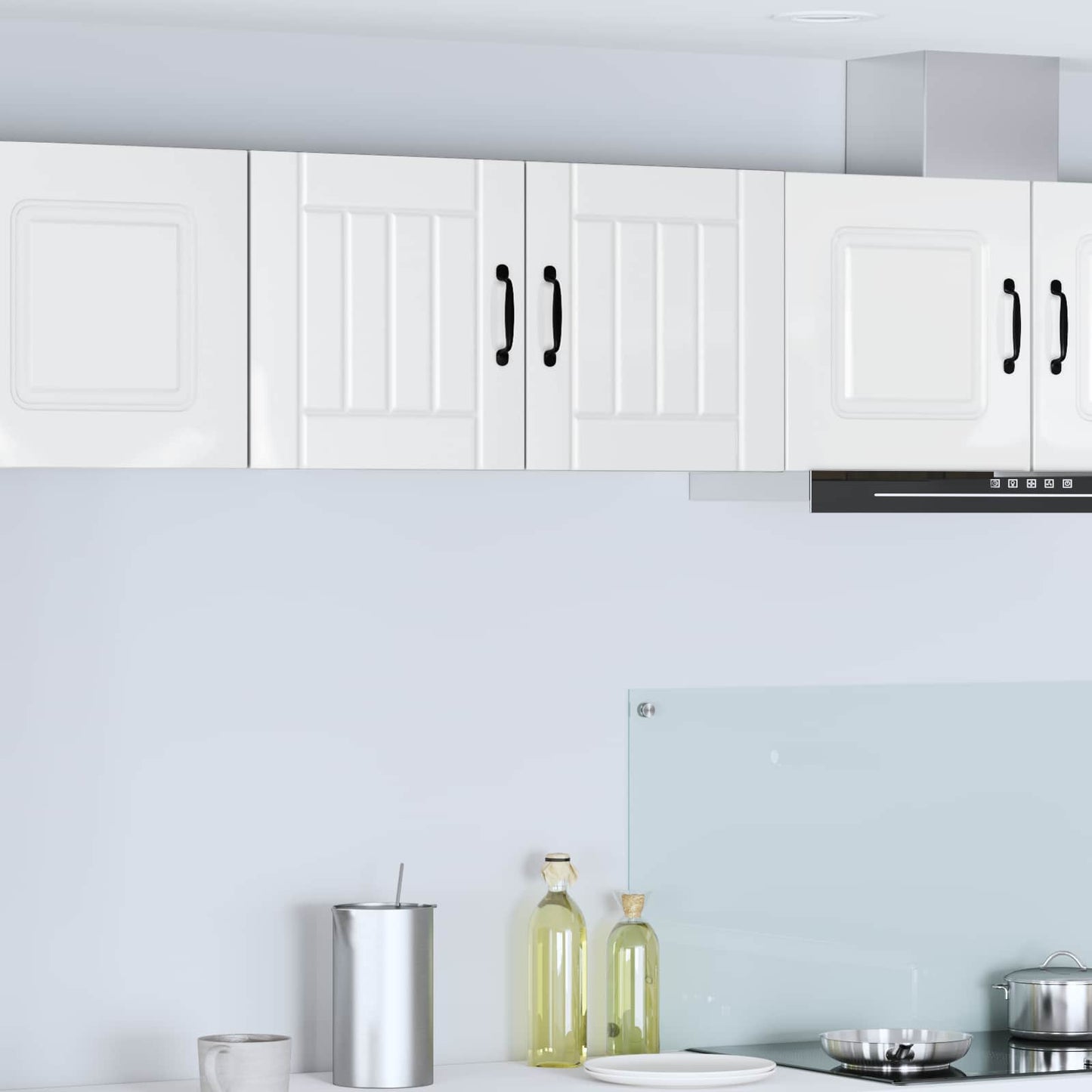 Mobile da cucina 2 pcs Bianco Lucido 40 x 31 x 40 cm