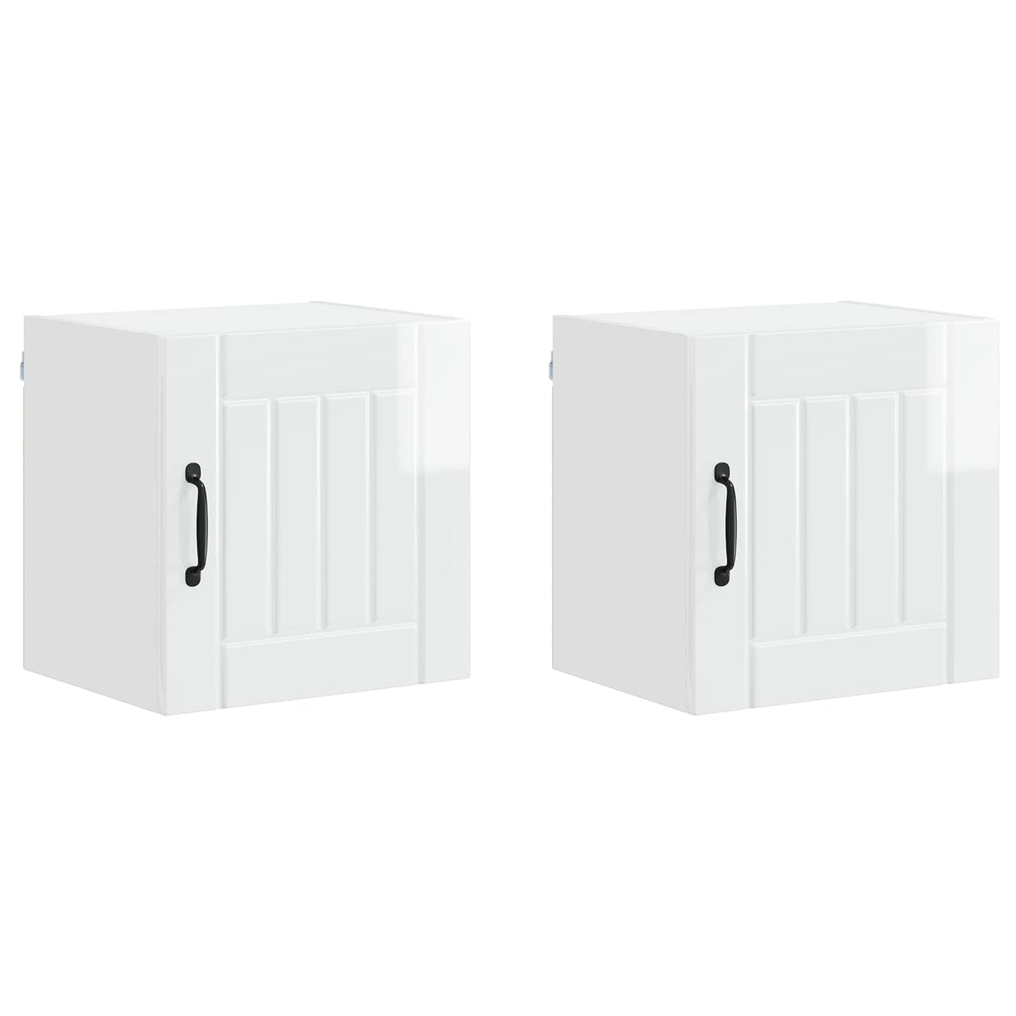 Mobile da cucina 2 pcs Bianco Lucido 40 x 31 x 40 cm
