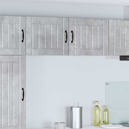 Mobile da cucina Lucca 2 pcs Grigio cemento 50 x 31 x 40 cm