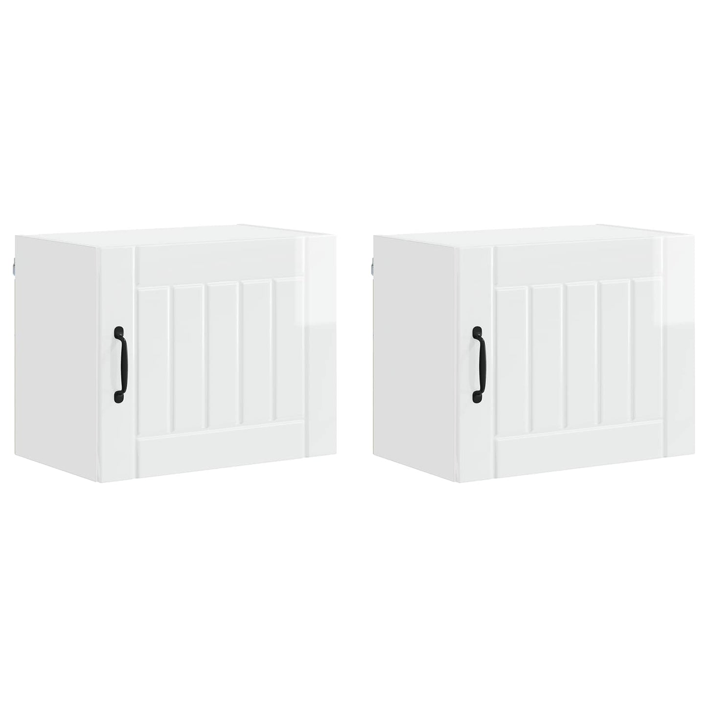 Mobile da cucina 2 pcs Bianco Lucido 50 x 31 x 40 cm