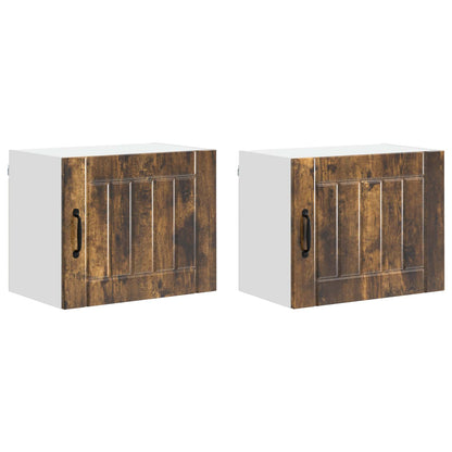 Mobile da cucina 2 pcs Rovere fumÃ© 50 x 31 x 40 cm