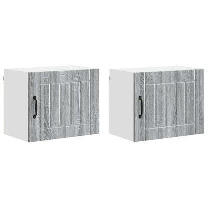 Mobile da cucina 2 pcs Grigio Sonoma 50 x 31 x 40 cm