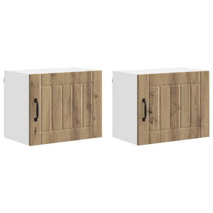 Mobile da cucina 2 pcs Rovere artigianale 50 x 31 x 40 cm