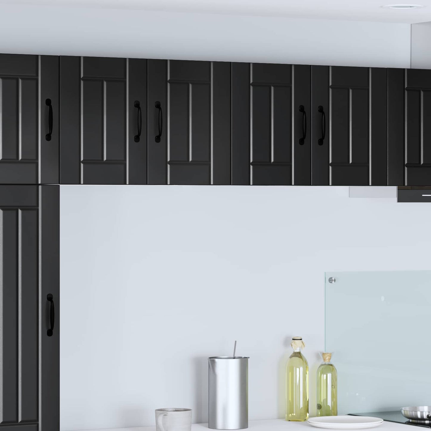 Mobile da cucina 2 pcs Nero 60 x 31 x 40 cm Legno multistrato