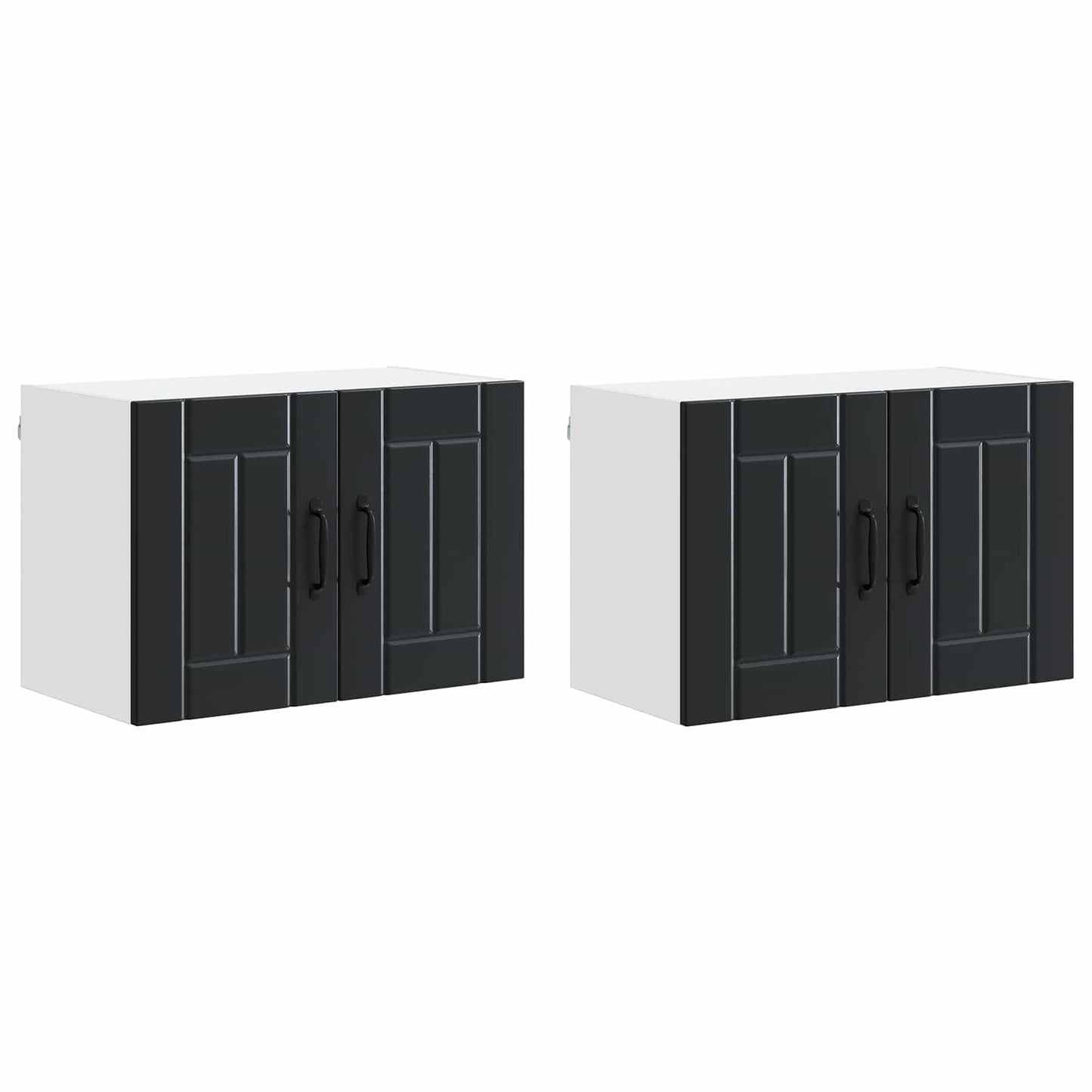 Mobile da cucina 2 pcs Nero 60 x 31 x 40 cm Legno multistrato