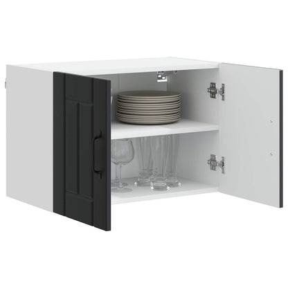 Mobile da cucina 2 pcs Nero 60 x 31 x 40 cm Legno multistrato