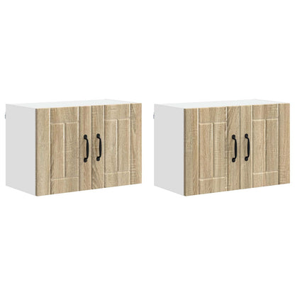 Armadi a pareti per cucina 2 pcs Rovere Sonoma 60 x 31 x 40 cm