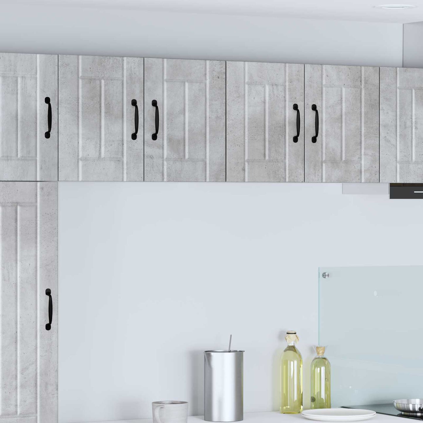 Pensile cucina Grigio cemento 60 x 31 x 40 cm Legno multistrato