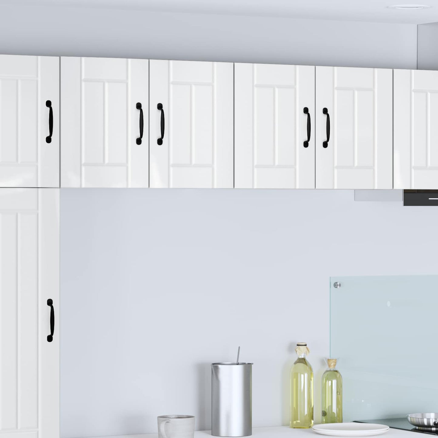 Pensile cucina Bianco Lucido 60 x 31 x 40 cm Legno multistrato