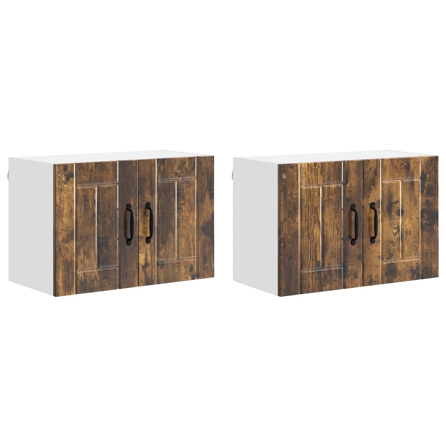 Armadi a pareti per cucina 2 pcs Rovere fumÃ© 60 x 31 x 40 cm