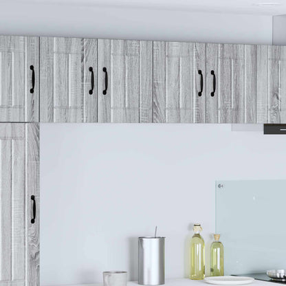 Armadi a pareti per cucina 2 pcs Grigio Sonoma 60 x 31 x 40 cm