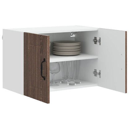 Armadi a pareti per cucina 2 pcs Rovere Marrone 60 x 31 x 40 cm