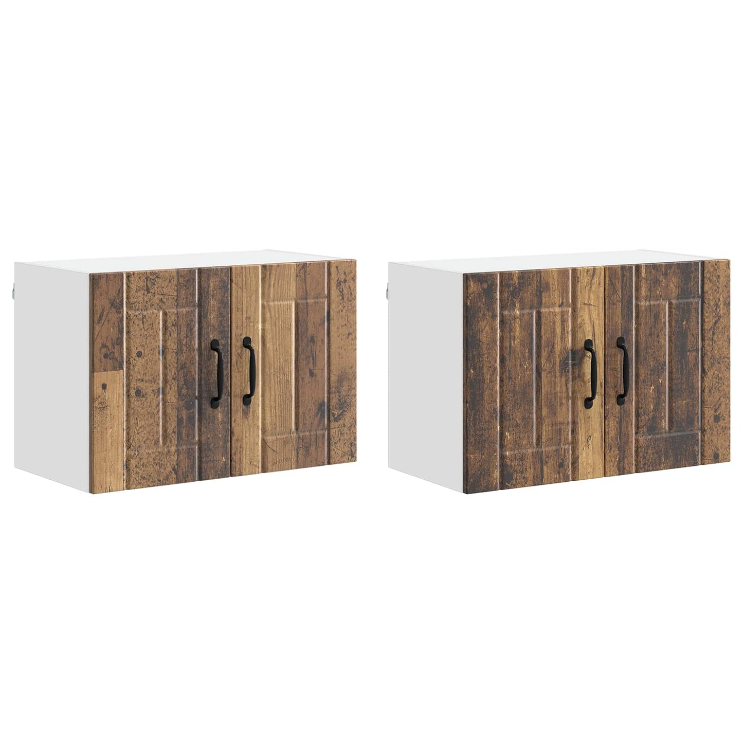 Armadi a pareti per cucina 2 pcs Legno vecchio 60 x 31 x 40 cm