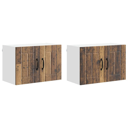 Armadi a pareti per cucina 2 pcs Legno vecchio 60 x 31 x 40 cm