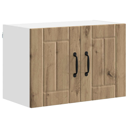 Armadi a pareti per cucina con porta 2 pcs Rovere artigianale