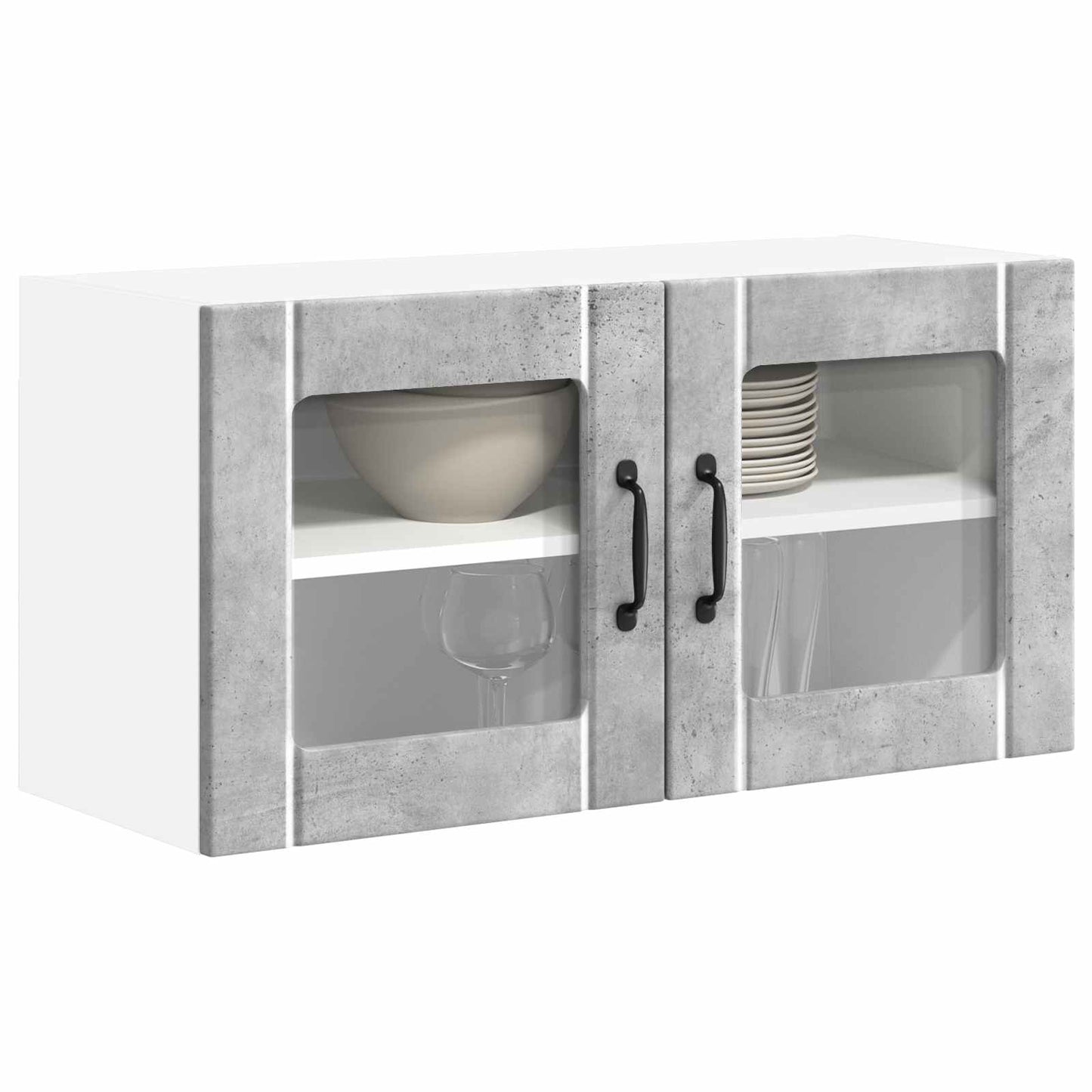 Mobile da cucina Grigio cemento 80 x 31 x 40 cm