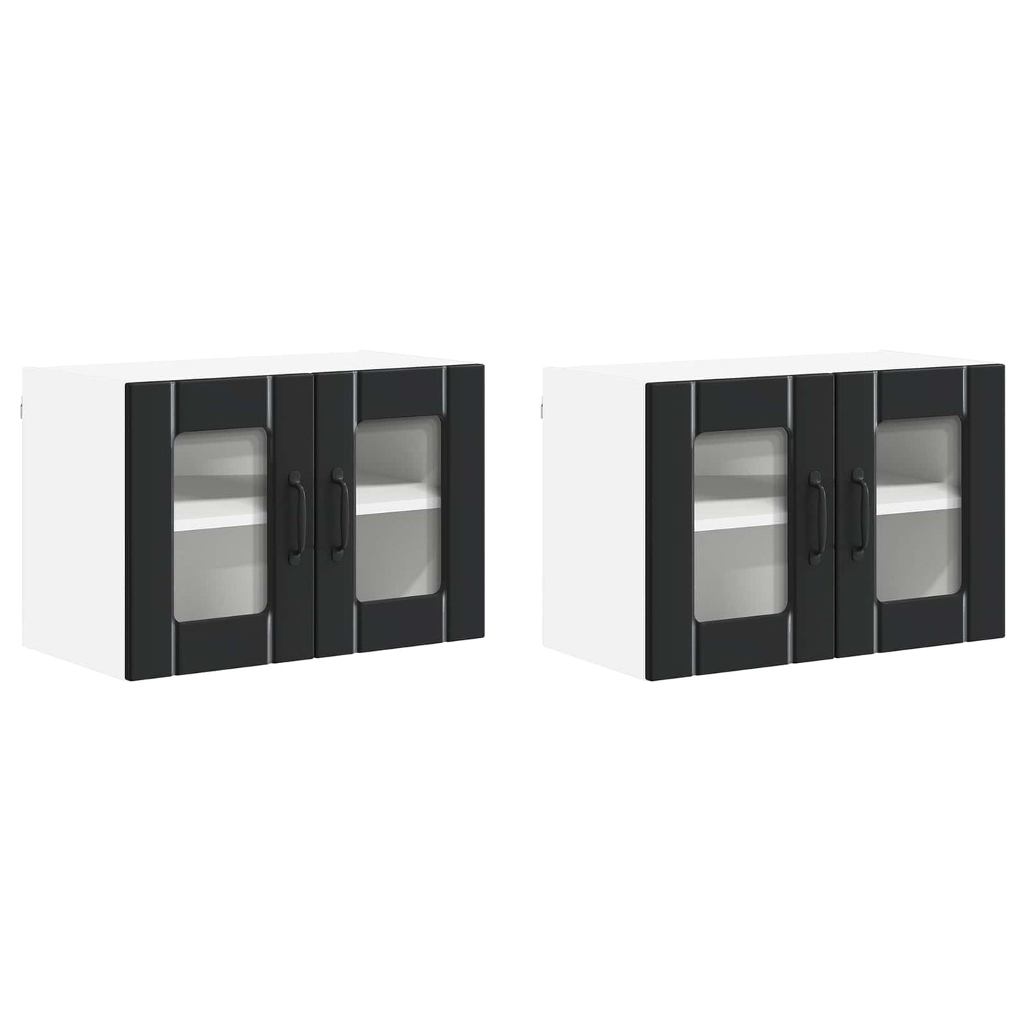 Mobile da cucina 2 pcs Nero 60 x 31 x 40 cm Legno multistrato
