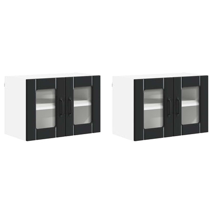 Mobile da cucina 2 pcs Nero 60 x 31 x 40 cm Legno multistrato
