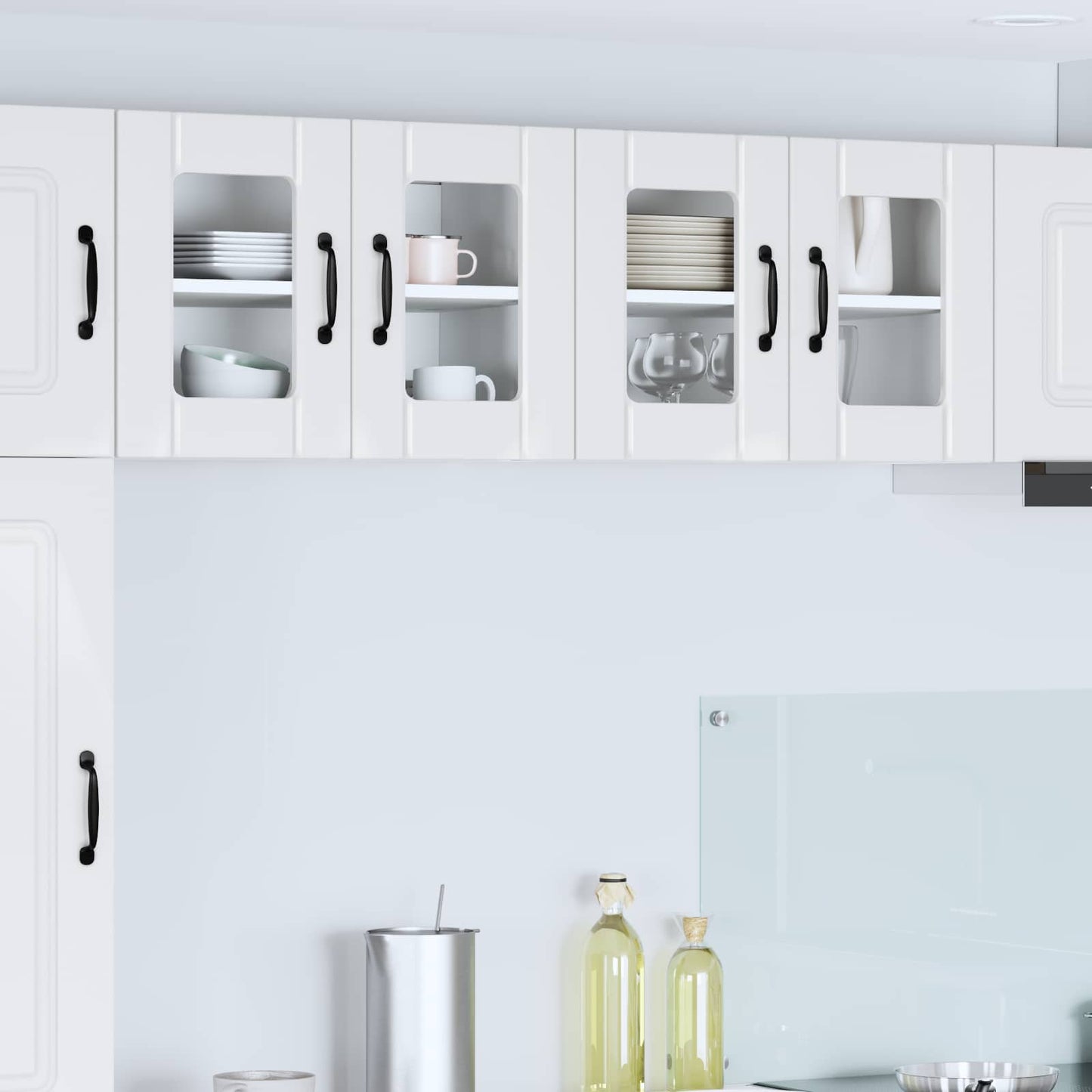 Mobile da cucina 2 pcs Bianco Lucido 60 x 31 x 40 cm