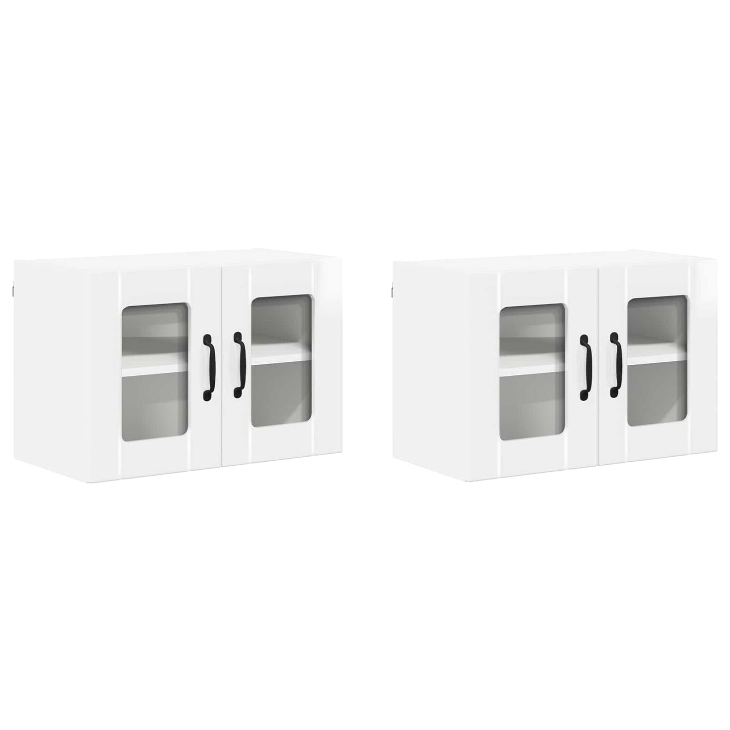 Mobile da cucina 2 pcs Bianco Lucido 60 x 31 x 40 cm
