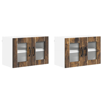 Mobile da cucina 2 pcs Rovere fumÃ© 60 x 31 x 40 cm