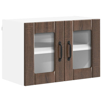 Armadi a pareti per cucina 2 pcs Rovere Marrone 60 x 31 x 40 cm
